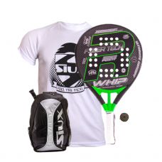 PACK ROYAL PADEL WHIP PROFESIONAL Y MOCHILA SIUX