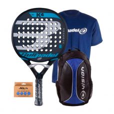 PACK BULLPADEL K4 PRO Y MOCHILA VISION