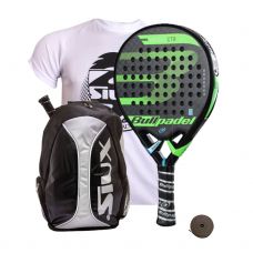 PACK BULLPADEL VERTEX CTRL Y MOCHILA SIUX GRIS