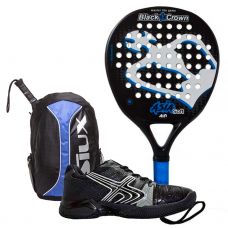 PACK BLACK CROWN ASIA SOFT, MOCHILA SIUX Y ZAPATILLAS SOFTEE