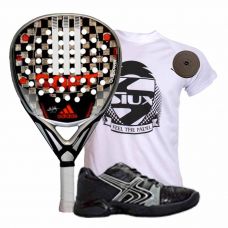 PACK ADIDAS ADIPOWER ATTK SOFT 1.8 Y SOFTEE WINNER 1.0 NEGRAS