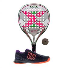 PACK NOX STINGER 2.1 JR NI�A Y ZAPATILLAS WILSON ASTRAL