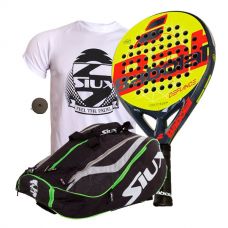 PACK BABOLAT DEFIANCE Y PALETERO SIUX MASTERCOMBI VERDE