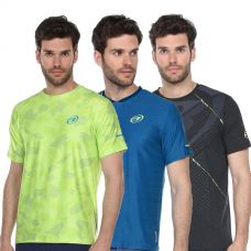 PACK 3 CAMISETAS BULLPADEL NEGRO, LIMA Y AZUL