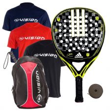 PACK ADIDAS ADIPOWER ATTK 1.9, MOCHILA VISION Y 3 CAMISETAS