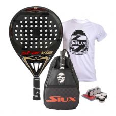 PACK STAR VIE BASALTO CARBON ORO Y BANDOLERA SIUX