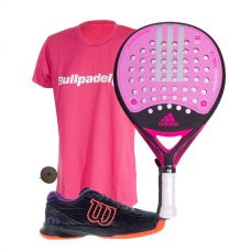 PACK ADIDAS REAL POWER CTRL 1.8 MUJER Y ZAPATILLAS WILSON ASTRAL