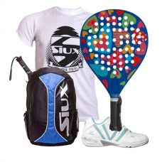 PACK AGATHA HEAVEN Y ZAPATILLAS VARLION V-ADV MUJER CELESTE