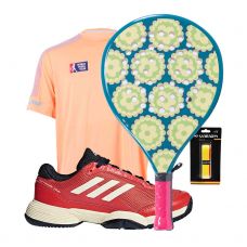 PACK JUNIOR AGATHA CANDY Y ZAPATILLAS ADIDAS BARRICADE CLUB XJ 2
