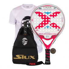 PACK NOX EQUATION LADY WORLD PADEL TOUR EDITION 2021 Y BANDOLERA SIUX