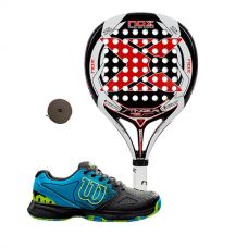 PACK NOX STINGER 2.1 Y ZAPATILLAS WILSON DEVO