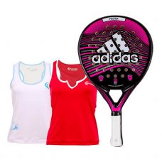 PACK ADIDAS FASTER PINK 1.9 Y CAMISETAS ECLYPSE MUJER