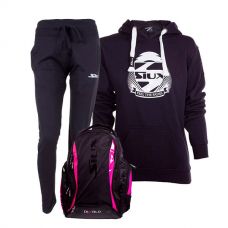 PACK SIUX PACK SIUX MOCHILA DIABLO FUCSIA PANTALON AZUL Y SUDADERA BELICE MUJER MARINO