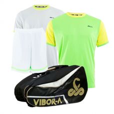 PACK VIBORA PALETERO MAMBA, 2 CAMISETAS SIUX Y PANTALON