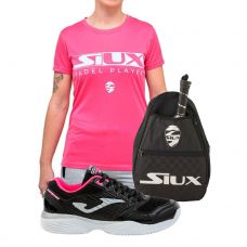 PACK ZAPATILLAS JOMA MASTER LADY 2001, CAMISETA Y BANDOLERA SIUX