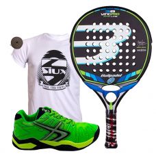 PACK BULLPADEL WING PRO Y SOFTEE WINNER 1.0 VERDE