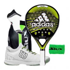 PACK ADIDAS FASTER Y ZAPATILLAS WILSON KAOS 2.0 CLAY