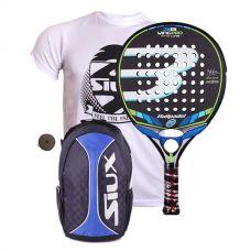 PACK BULLPADEL WING PRO Y MOCHILA SIUX TRAIL 2.0 AZUL