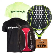 PACK ADIDAS PRO CARBON CTRL 1.9 Y MOCHILA VISION ROJA