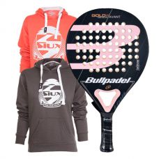 PACK BULLPADEL GOLD 3.0 WOMAN Y SUDADERAS SIUX BELICE