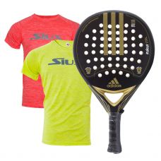 PACK ADIDAS ZUKUR CTRL ORO Y CAMISETAS SIUX