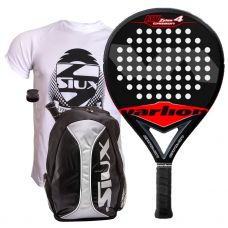 PACK VARLION LW ZYLON 4 BLACK LTD Y MOCHILA SIUX PLATA