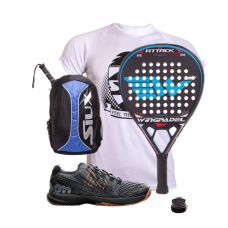 PACK WINGPADEL AIR ATTACK ZAPATILLAS WILSON Y MOCHILA SIUX