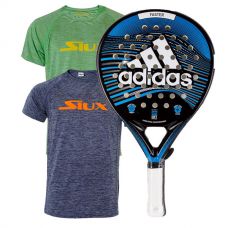 PACK ADIDAS FASTER BLUE 1.9 Y CAMISETAS SIUX