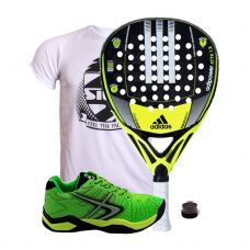 PACK ADIDAS ADIPOWER ATTK 1.8 Y SOFTEE WINNER 1.0 VERDE