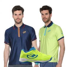 PACK BULLPADEL VERTEX 20V VERDE FLUOR Y 2 POLOS