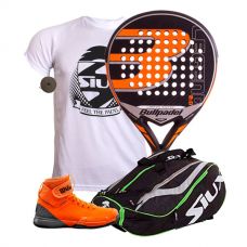 PACK BULLPADEL LEGEND 2.0 Y PALETERO SIUX MASTERCOMBI VERDE