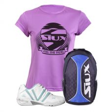 PACK ZAPATILLAS VARLION V-ADV MUJER CELESTE Y MOCHILA SIUX TRAIL 2.0