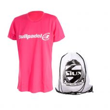 PACK CAMISETA BULLPADEL Y GYMSACK  SIUX