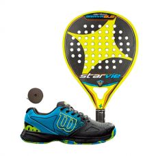 PACK STAR VIE BRAVA 8.2 Y ZAPATILLAS WILSON DEVO
