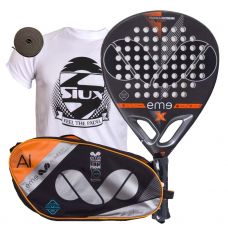 PACK EME EXTREME POWER LTD BLACK Y PALETERO EME ALUMINIUM NARANJA