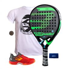 PACK BULLPADEL VERTEX CONTROL Y ZAPATILLAS BULLPADEL BEWER