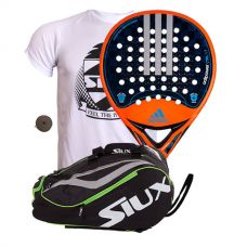 PACK ADIDAS ADIPOWER CTRL 1.7 Y PALETERO SIUX MASTERCOMBI VERDE