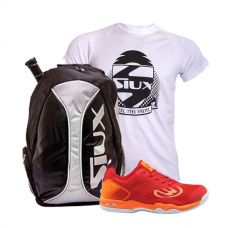 PACK ZAPATILLAS BULLPADEL BITOR Y MOCHILA Y CAMISETA SIUX