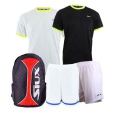 PACK JUNIOR MOCHILA SIUX TRAIL 2.0 ROJO Y EQUIPACI�N RUNNING