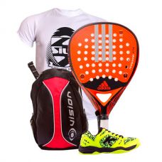 PACK ADIDAS REAL POWER ATTK LTD Y ZAPATILLAS KELME KSPIKE LIMA