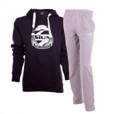 PACK SIUX SUDADERA BELICE MARINO Y PANTALON SIUX BANDIT GRIS