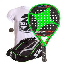 PACK STAR VIE BRAVA 8.2 CARBON SOFT Y PALETERO SIUX MASTERCOMBI VERDE