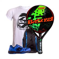 PACK BABOLAT DEFIANCE CARBON Y ZAPATILLAS KELME K-SPIKE