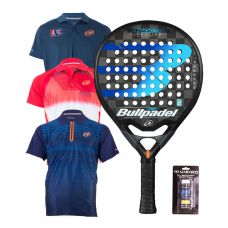 PACK BULLPADEL HACK CONTROL Y POLOS BULLPADEL