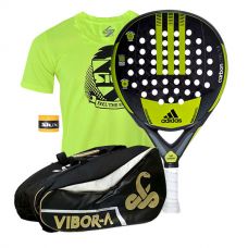 PACK ADIDAS CARBON CTRL 1.8 Y PALETERO VIBOR-A MAMBA