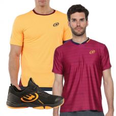 PACK BULLPADEL HACK KNIT 20V NEGRO Y TEXTIL BULLPADEL