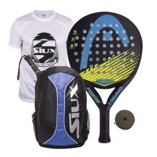 PACK HEAD STRATOS PRO Y MOCHILA SIUX AZUL