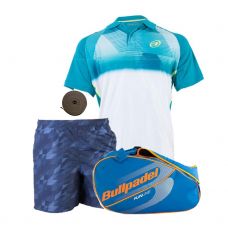 PACK PALETERO BULLPADEL POLO TIRRENIA y SHORT