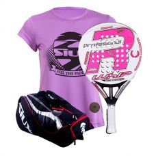 PACK ROYAL PADEL RP 790 WHIP WOMAN Y PALETERO SIUX MASTERCOMBI