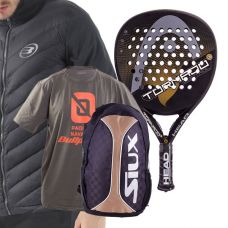 PACK HEAD GRAPHENE TORNADO CONTROL LTD GOLD Y MOCHILA SIUX TRAIL 2.0 GOLD